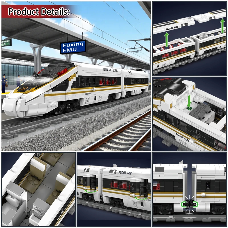 Interior Design Build - Set di Costruzione Modello Treno ad
