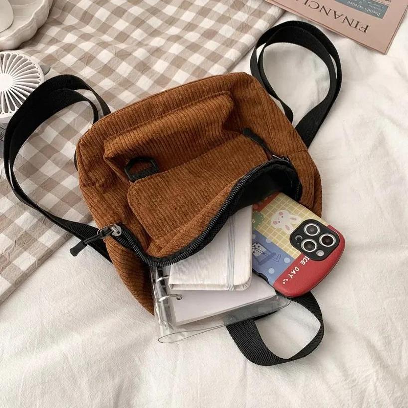 Interior Design Korean Style - Zaino da Donna in Velluto a