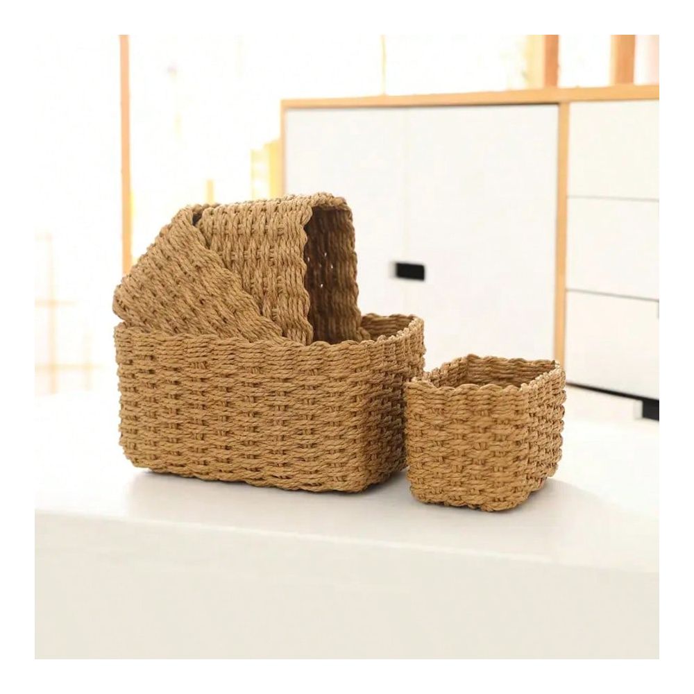 Set di 4 Cesti Portaoggetti In - Woven Basket Set recensione e prezzo