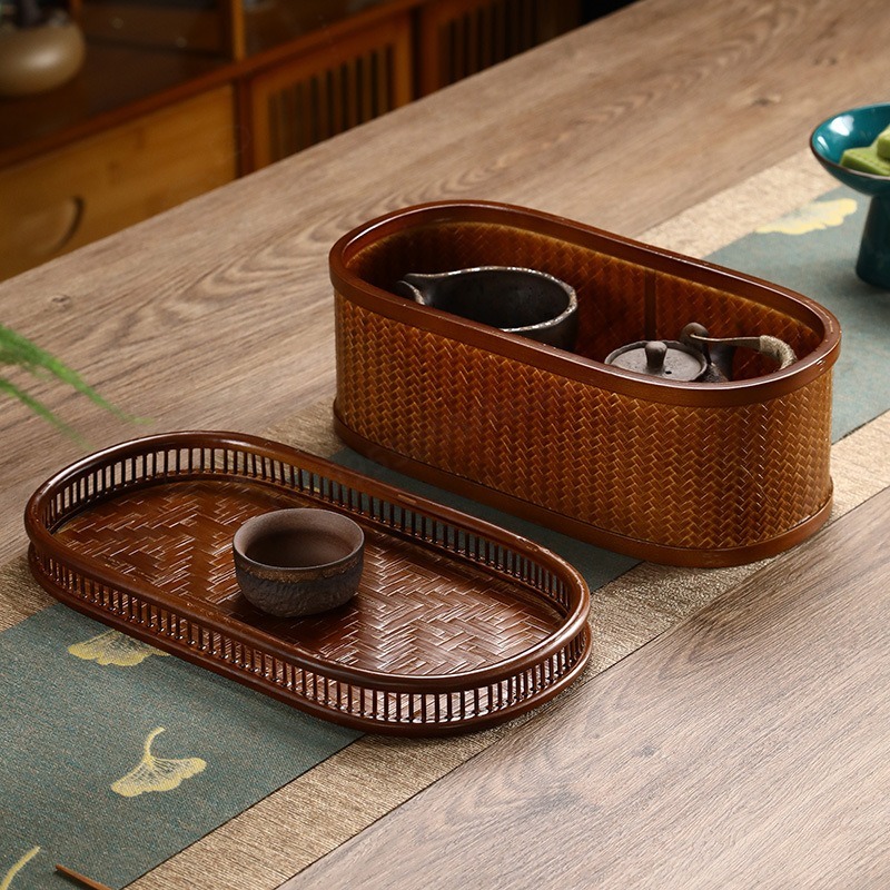 Scatola Ovale in Bambù Intrecc - Woven Basket Set recensione e prezzo