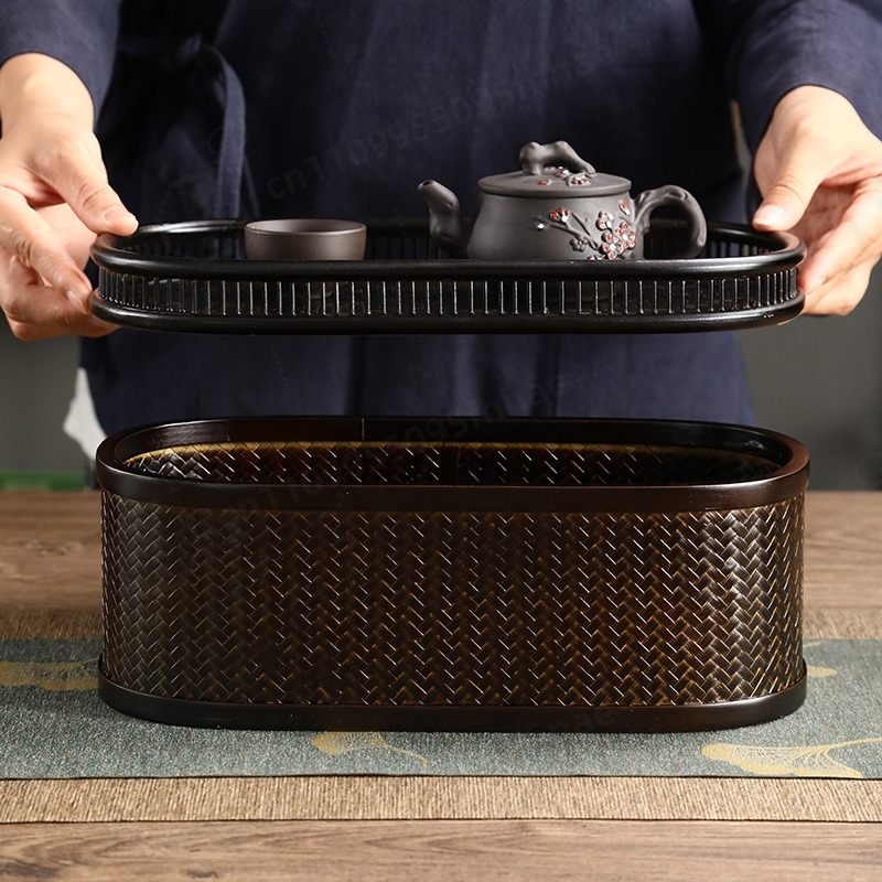 Scatola Ovale in Bambù Intrecc - Woven Basket Set recensione e prezzo