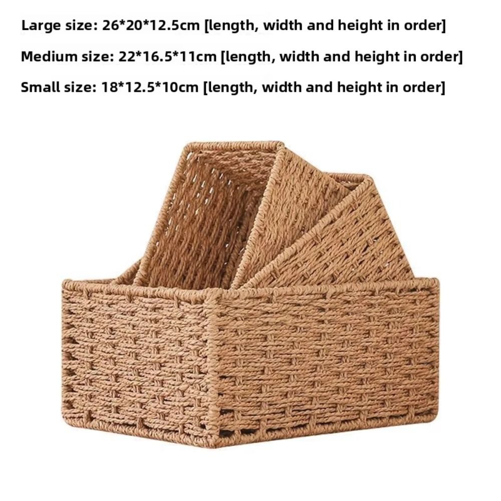 Cesto portaoggetti portatile d - Woven Basket Set recensione e prezzo