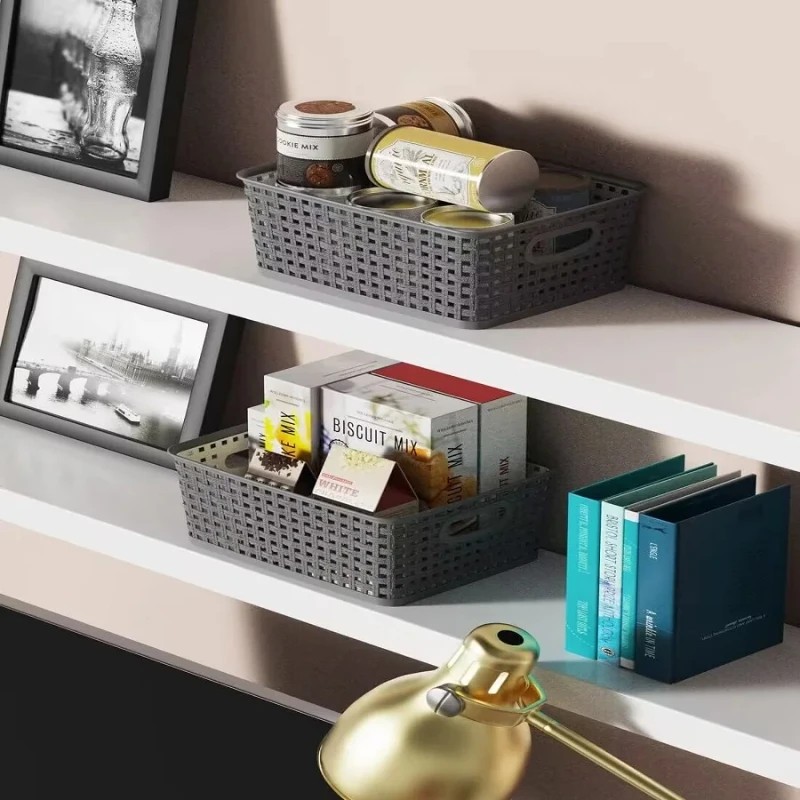 Cesto portaoggetti in plastica - Woven Basket Set recensione e prezzo