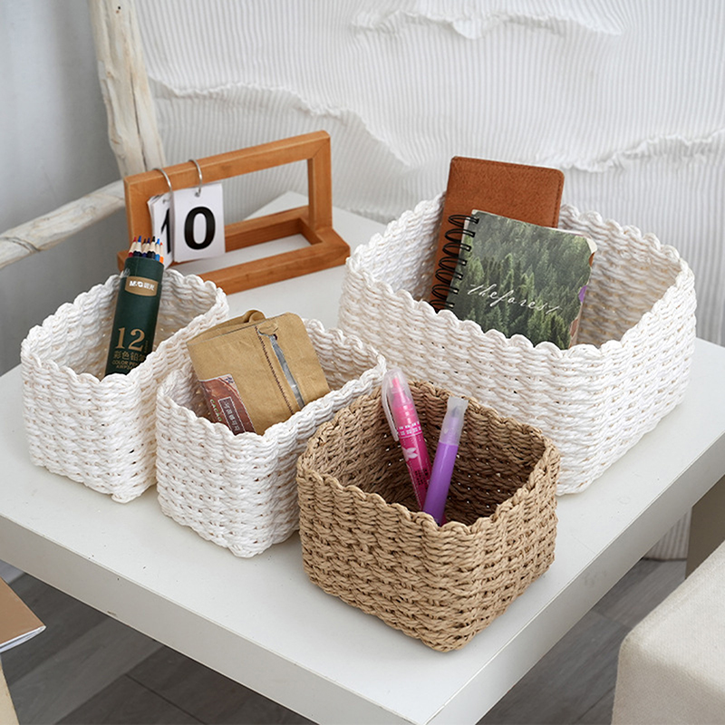 3 pezzi/set cesto portaoggetti - Woven Basket Set recensione e prezzo