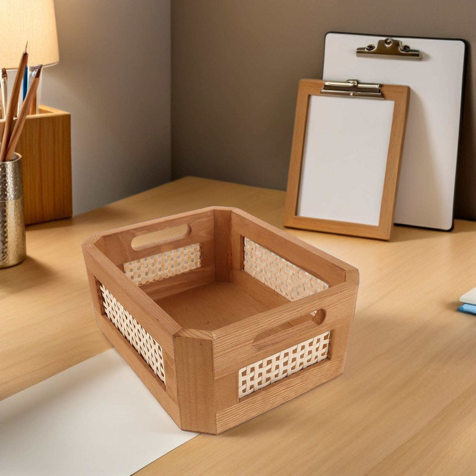 Set di 2 Cesti Rustici in Ratt - Woven Basket Set recensione e prezzo
